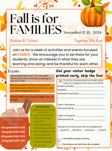  Fall is for Families at WES